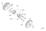 DRUM-BRAKE,REAR