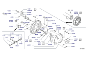 DRUM BRAKE-RR L